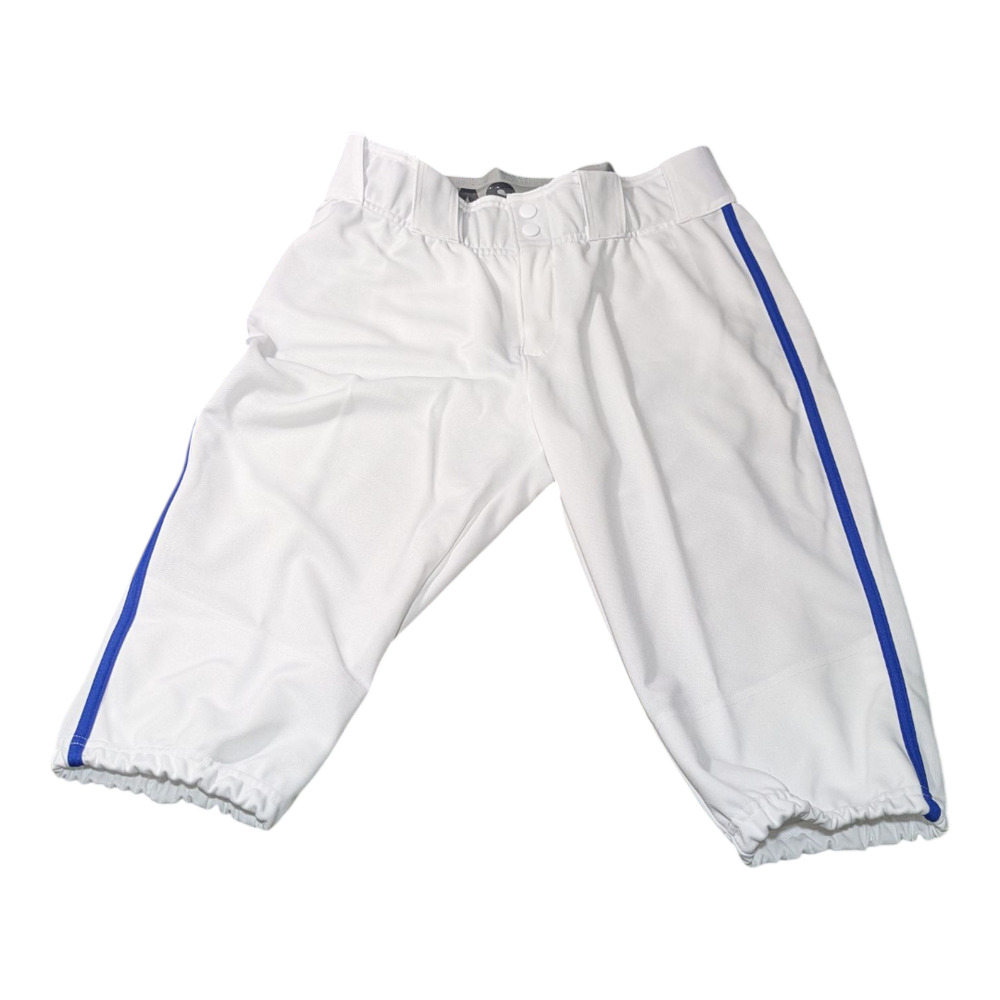 Adidas -  YINC Pro Pip -  White/ Royal Blue -Youth Baseball  Pants-XL -New w/tag